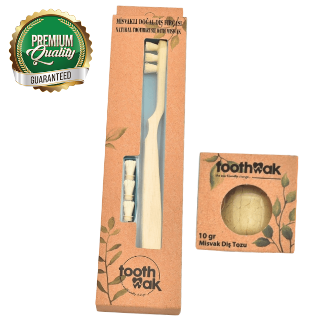 Toothwak Miswak Doğal Diş Fırçası & Doğal Diş Pudrası